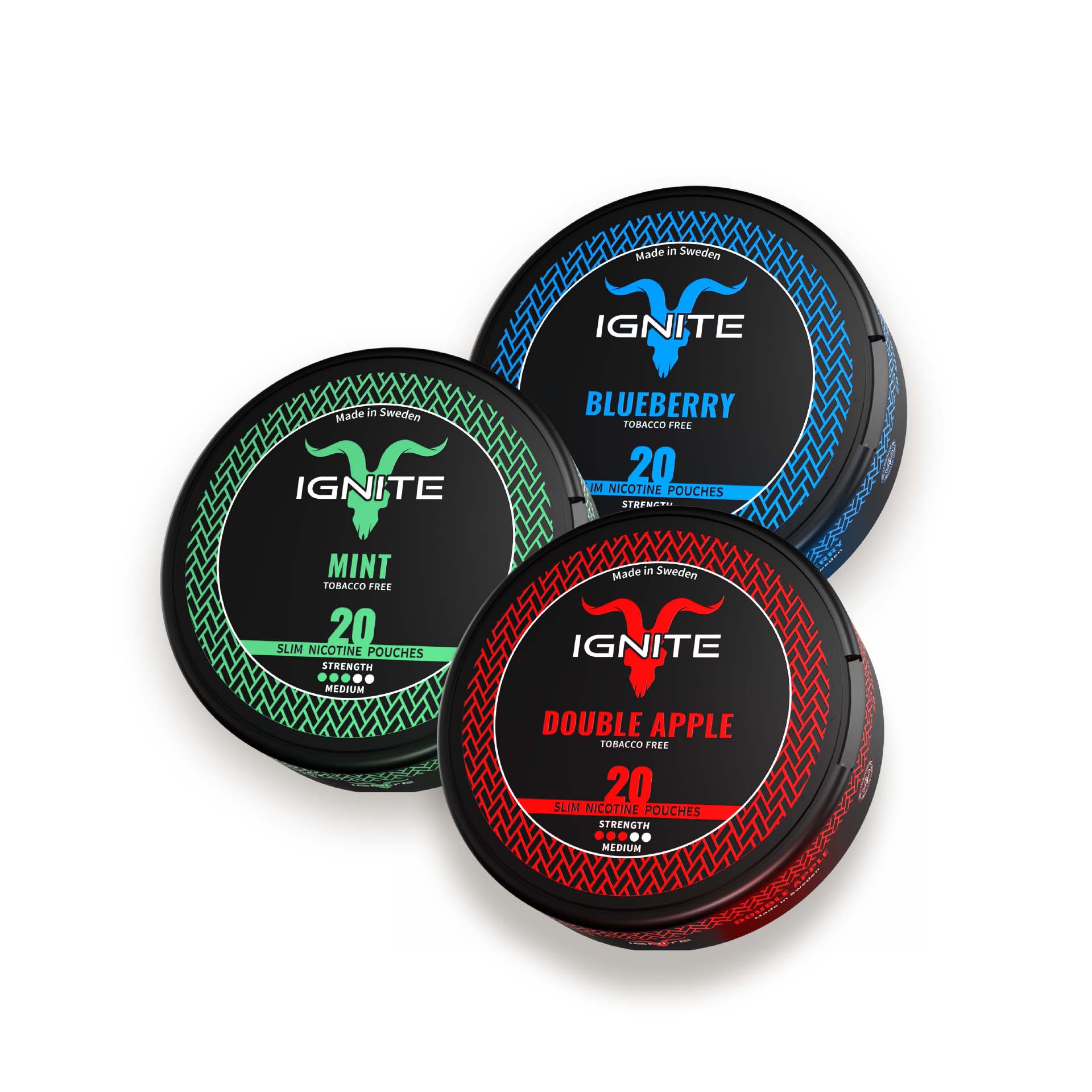 NEW - Nicotine pouches - 30 pack All Flavors Bundle - Ignite Pouches